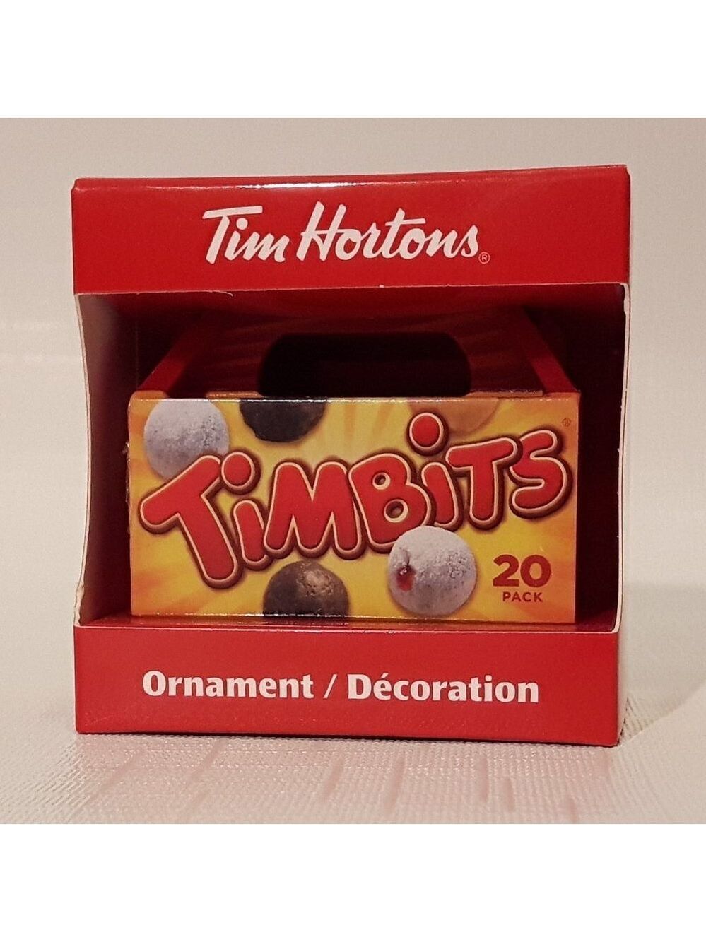 2014 Tim Hortons Ornament Timbits Box New in Box